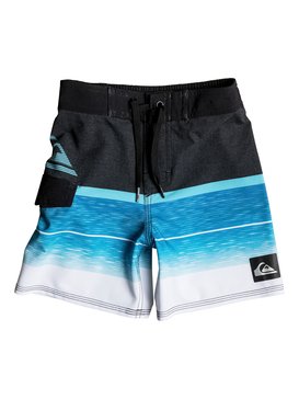 quiksilver, Slab Logo 12" - Boardshort, BLUE DANUBE (bms6) Slab Logo 12" - Board Shorts EQKBS03082