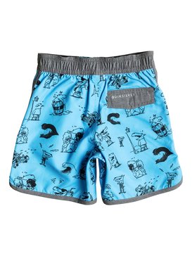 quiksilver, Boy's 2-7 Dark Doggy 14.5" Boardshorts, BONNIE BLUE (bjb0) Dark Doggy 14.5" - Board Shorts EQKBS03083