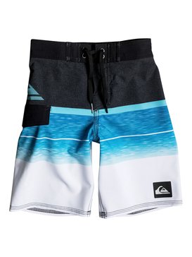 quiksilver, Boy's 2-7 Slab Logo 14.5" Boardshorts, BLUE DANUBE (bms6) Slab Logo 14.5" - Board Shorts EQKBS03090