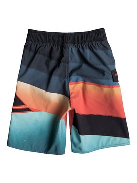 quiksilver, Boy's 2-7 Slash Logo 14" Boardshorts, MOROCCAN BLUE (bsg6) SLASH LOGO BOY 14 EQKBS03117