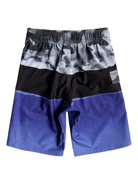 quiksilver, Boy's 2-7 Blocked Resin Camo 14" Boardshorts, ELECTRIC BLUE (bpb6) BLOCKED RESIN CAMO BOY 14 EQKBS03128