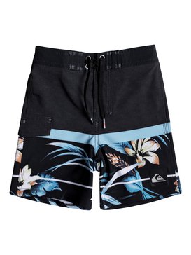 quiksilver, Boy's 2-7 Slab Island 14" Boardshorts, ATOMIC BLUE (bmm6) SLAB ISLAND BOY 14 EQKBS03132