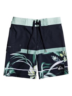 quiksilver, Boy's 2-7 Slab Island 14" Boardshorts, NAVY BLAZER (byj6) SLAB ISLAND BOY 14 EQKBS03132