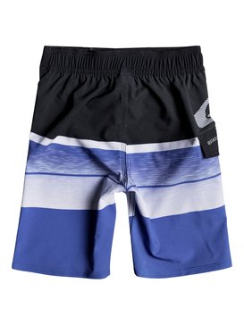 quiksilver, Boy's 2-7 Slab Logo 14" Boardshorts, ELECTRIC BLUE (bpb6) SLAB LOGO BOY 14 EQKBS03133