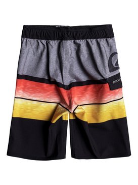quiksilver, Boy's 2-7 Slab Logo 14" Boardshorts, ARTISAN GOLD (yjd6) SLAB LOGO BOY 14 EQKBS03133