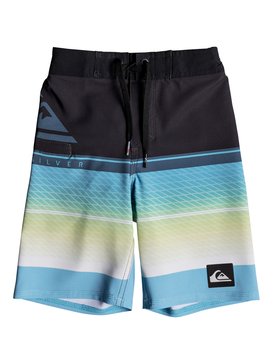 quiksilver, HIGHLINE SLAB BOY 14, CYAN BLUE (bkv6) HIGHLINE SLAB BOY 14 EQKBS03152