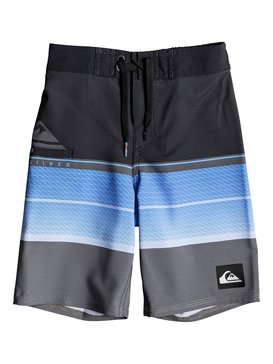 quiksilver, Boys 2 - 7 Highline Slab 14" Boardshorts, ATOMIC BLUE (bmm6) HIGHLINE SLAB BOY 14 EQKBS03152