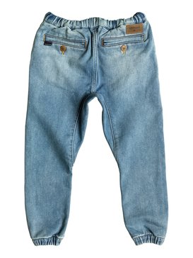quiksilver, Fonic Creamy - Shorts en molleton denim coupe slim, CREAMY (byhw) Fonic Creamy - Slim Fit Denim Jogger Shorts EQKDP03064