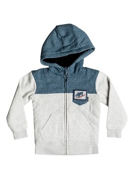 quiksilver, Best Trip - Sudadera Acolchada Con Capucha De cremallera, DARK DENIM (brq0) Best Trip - Quilted Zip-Up Hoodie EQKFT03148