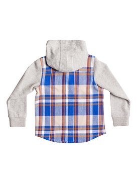 quiksilver, Bakye - Chemise à manches longues et à capuche, TURKISH SEA (bqs0) Bakye - Hooded Long Sleeve Shirt EQKFT03222