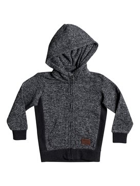 quiksilver, Boy's 2-7 Keller Zip-Up Hoodie, DARK GREY HEATHER (ktfh) Keller - Zip-Up Hoodie EQKFT03225