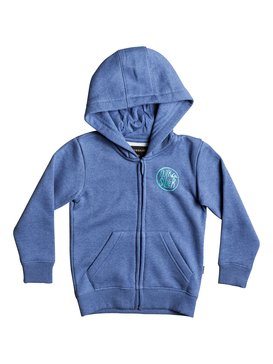 quiksilver, Boy's 2-7 Sagu Zipped Hoodie, TURKISH SEA HEATHER (bqsh) SAGU BOY EQKFT03231