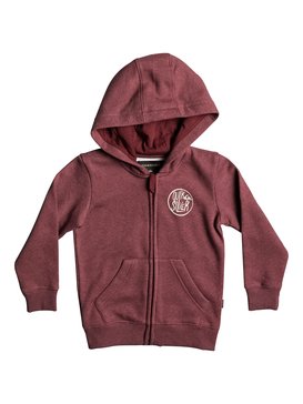 quiksilver, Boy's 2-7 Sagu Zipped Hoodie, POMEGRANATE HEATHER (rzgh) SAGU BOY EQKFT03231