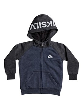 quiksilver, Boy's 2-7 Juwa Sherpa Zipped Hoodie, NAVY BLAZER HEATHER (byjh) JUWA SHERPA BOY EQKFT03232