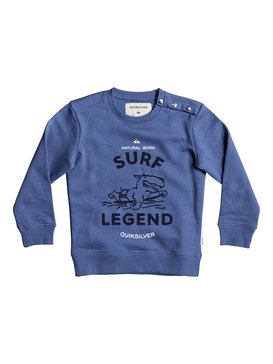 quiksilver, Ed Finhands - Sweatshirt, BRIGHT COBALT (bpc0) Ed Finhands - Sweatshirt EQKFT03242