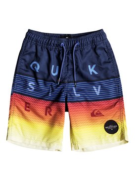 quiksilver, WORD BLOCK VOLLEY BOY 14, BRIGHT COBALT (bpc6) WORD BLOCK VOLLEY BOY 14 EQKJV03047