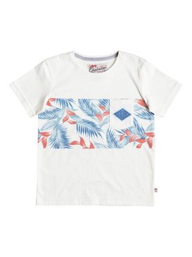quiksilver, Faded Time - Maglietta con tasca, SNOW WHITE (wbk0) Faded Time - Pocket T-Shirt EQKKT03094