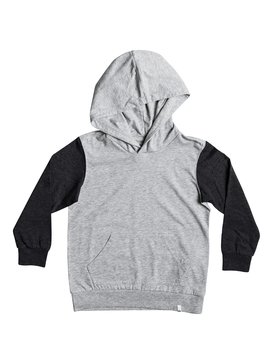 quiksilver, Boy's 2-7 Guitar Magic Long Sleeve Hooded Tee, LIGHT GREY HEATHER (sgrh) GUITAR MAGIC BOY EQKKT03112