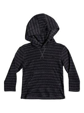 quiksilver, Boy's 2-7 Ocean Surface Long Sleeve Hooded Tee, DARK CHARCOAL HEATHER (kyfh) OCEAN SURFACE BOY EQKKT03119