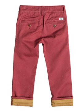 quiksilver, Krandy Straight Fit Block - Pantalon chino, ROSEWOOD (rra0) Krandy Straight Fit Block - Chinos EQKNP03024