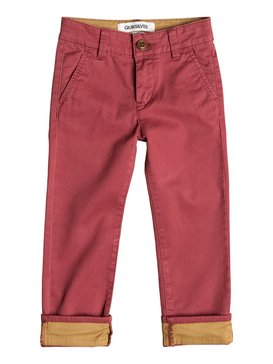 quiksilver, Krandy Straight Fit Block - Pantalon chino, ROSEWOOD (rra0) Krandy Straight Fit Block - Chinos EQKNP03024