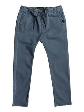 quiksilver, Krandy Elasticated - Pantalones de Corte Ajustado, REAL TEAL (bpr0) Krandy Elasticated - Slim Fit Trousers EQKNP03043