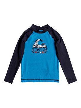 quiksilver, Bubble Dream - Licra de Manga Larga con Protección Solar UPF 50, BLUE DANUBE/ NAVY BLAZER (xbkb) BUBBLE DREAM LS EQKWR03023