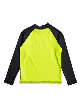 quiksilver, Bubble Dream - Licra de Manga Larga con Protección Solar UPF 50, SAFETY YELLOW/ BLACK (xggk) BUBBLE DREAM LS EQKWR03023