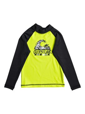 quiksilver, Bubble Dream - Licra de Manga Larga con Protección Solar UPF 50, SAFETY YELLOW/ BLACK (xggk) BUBBLE DREAM LS EQKWR03023