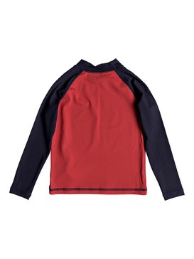 quiksilver, Bubble Dream - Licra de Manga Larga con Protección Solar UPF 50, RACING RED/ NAVY BLAZER (xrrb) BUBBLE DREAM LS EQKWR03023