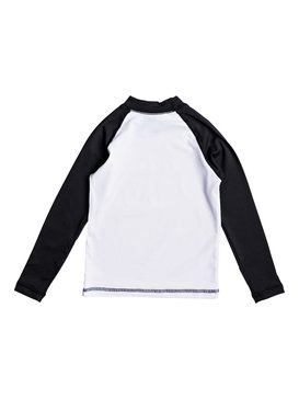 quiksilver, Bubble Dream - Licra de Manga Larga con Protección Solar UPF 50, WHITE/BLACK (xwwk) BUBBLE DREAM LS EQKWR03023