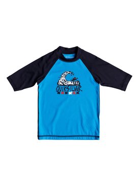 quiksilver, Bubble Dream - Licra de Manga Corta con Protección Solar UPF 50, BLUE DANUBE/ NAVY BLAZER (xbkb) BUBBLE DREAM SS EQKWR03024