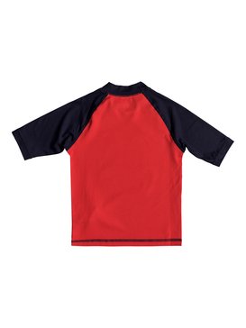 quiksilver, Bubble Dream - Licra de Manga Corta con Protección Solar UPF 50, RACING RED/ NAVY BLAZER (xrrb) BUBBLE DREAM SS EQKWR03024