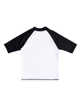 quiksilver, Bubble Dream - Licra de Manga Corta con Protección Solar UPF 50, WHITE/BLACK (xwwk) BUBBLE DREAM SS EQKWR03024