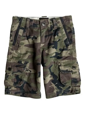quiksilver, Boy's 2-7 Everyday Deluxe Cargo Shorts, CAMO DELUXE (gpb6) Everyday Deluxe 14" - Cargo Shorts EQKWS03062