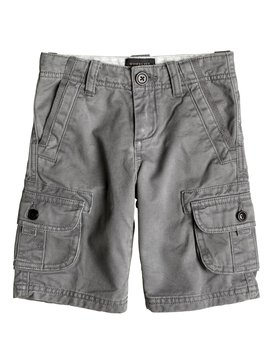 quiksilver, Boy's 2-7 Everyday Deluxe Cargo Shorts, CASTLEROCK (kpv0) Everyday Deluxe 14" - Cargo Shorts EQKWS03062