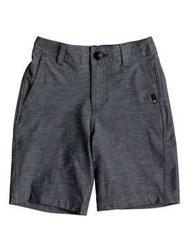 quiksilver, Boy's 2-7 Union Heather Amphibian 14" Amphibian Shorts, BLACK (kvj0) UNION HEATHER AMPHIBIAN BOY 14 EQKWS03111