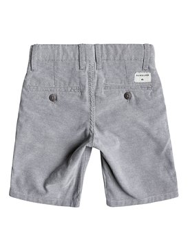 quiksilver, Boy's 2-7 Krandy Oxford Shorts, USED GREY (slrw) KRANDY OXFORD SHORT AW BOY EQKWS03118