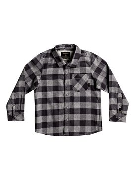 quiksilver, Motherfly Flannel - Camisa De Manga Larga, TARMAC MOTHERFLY (kta1) Motherfly Flannel - Long Sleeve Shirt EQKWT03118