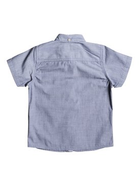 quiksilver, Boy's 2-7 Everyday Wilsden Short Sleeve Shirt, DARK DENIM (brq0) EVERYDAY WILSDEN SS BOY EQKWT03121