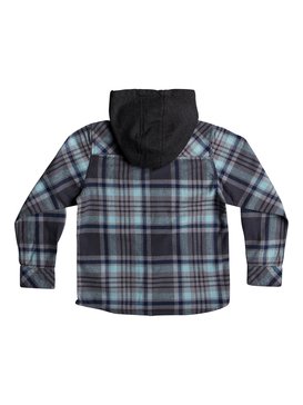 quiksilver, Boy's 2-7 Tang Hooded Long Sleeve Shirt, BLUE LIGHT HOODED (bek1) HOODED TANG BOY EQKWT03127