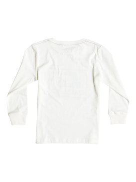 quiksilver, Carbon Finish Bubble D - Tee-Shirt à manches longues, SNOW WHITE (wbk0) Carbon Finish Bubble D - Long Sleeve T-Shirt EQKZT03073