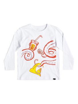 quiksilver, Classic Chipirones - Tee-Shirt à manches longues, WHITE (wbb0) Classic Chipirones - Long Sleeve T-shirt EQKZT03086
