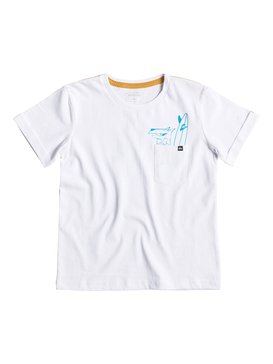 quiksilver, Classic Xray - Maglietta con tasca, WHITE (wbb0) Classic Xray - Pocket T-Shirt EQKZT03087