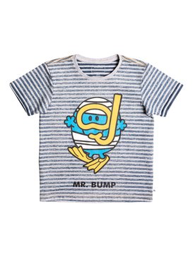 quiksilver, Mr Bump Classic - Camiseta de manga corta de tacto supersuave, LIGHT GREY HEATHER (sgrh) Mr Bump Classic - Super-Soft Short Sleeve T-Shirt EQKZT03118