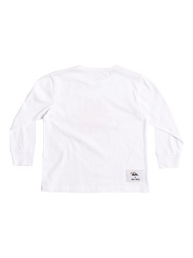 quiksilver, Mr Tickle - T-Shirt à manches longues ultra-doux, WHITE (wbb0) Mr Tickle - Super-Soft Long Sleeve T-Shirt EQKZT03120