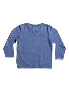 quiksilver, Classic Official Deal - T-Shirt à manches longues, TURKISH SEA HEATHER (bqsh) LS CLASSIC TEE BOY OFFICIAL DE EQKZT03126
