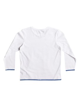 quiksilver, Classic Official Deal - T-Shirt à manches longues, WHITE (wbb0) LS CLASSIC TEE BOY OFFICIAL DE EQKZT03126