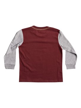 quiksilver, Carbon Pro Magnet - Top de manga larga de tacto supersuave, POMEGRANATE (rzg0) Carbon Pro Magnet - Super-Soft Long Sleeve T-Shirt EQKZT03130