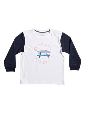 quiksilver, Carbon Pro Magnet - T-Shirt à manches longues ultra-doux, WHITE (wbb0) Carbon Pro Magnet - Super-Soft Long Sleeve T-Shirt EQKZT03130
